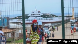 Cabo Delgado, deslocados internos (IDPs) chegando a Pemba evacuados de Palma