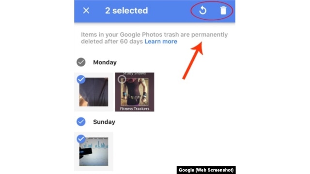 Google Photos Restore