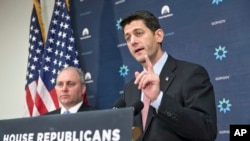 Ketua DPR Amerika Paul Ryan menyerukan pemerintah AS untuk menunda penerimaan pengungsi Suriah, hari Selasa (17/11).