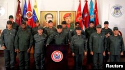 El ministro de la Defensa venezolano, Vladimir Padrino, dijo el martes 19 de febrero de 2019 que el discurso reciente del presidente Donald Trump en Miami, Florida, fue "arrogante y prepotente".