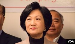 香港前保安局局長、行政會議成員葉劉淑儀。(美國之音湯惠芸)