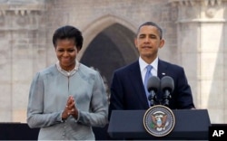 Le président Obama et son épouse à Mumbai