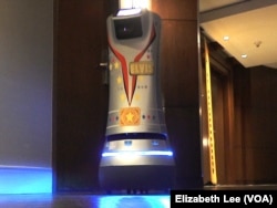 Many hotels have given their delivery robots names. The Renaissance Las Vegas Hotel calls its two delivery robots Elvis and Priscilla after the "King of Rock and Roll" Elvis Presley and his former wife.