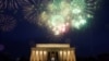 Fireworks are seen over the Lincoln Memorial during Fourth of July Independence Day celebrations in Washington, D.C. (File)