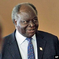 Le président kenyan Mwai Kibaki