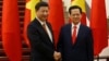 越南總理阮晉勇和來訪的中國國家主席習近平握手（2015年11月5日）