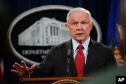 Jeff Sessions, fiscal general de Estados Unidos.