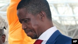 Shugaban Zambia Edgar Lungu
