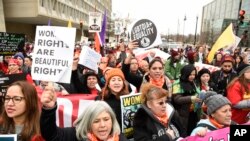  Women's March on Washington on Jan. 21, 2017 in Washington. 