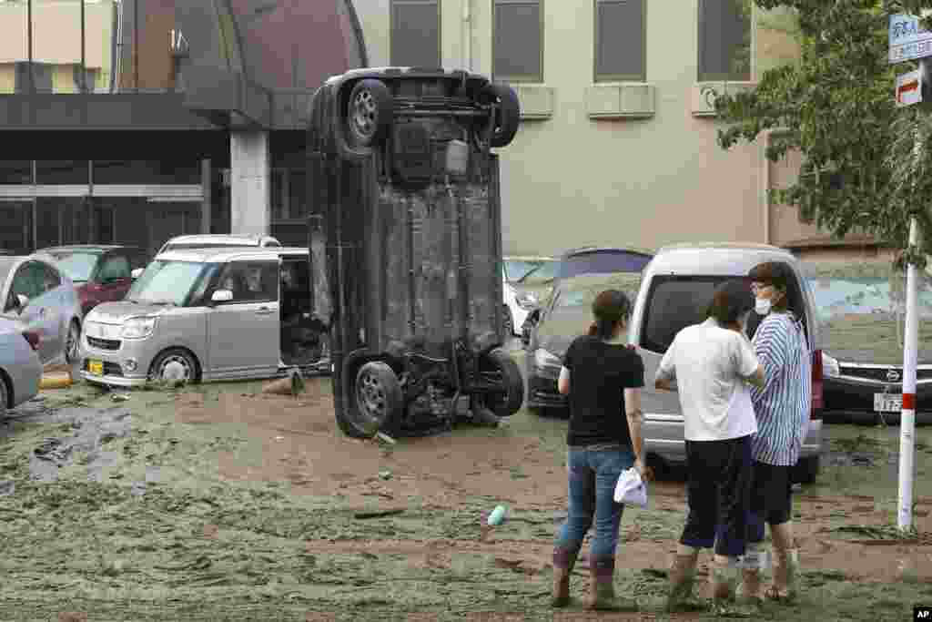 Yaponiyadagi suv toshqinidan so'ng 