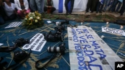 El periodista Ángel Gahona fue asesinado de un disparo, el pasado 21 de abril, mientras realizaba un FacebookLive durante las protestas en Nicaragua.