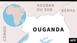Carte Ouganda