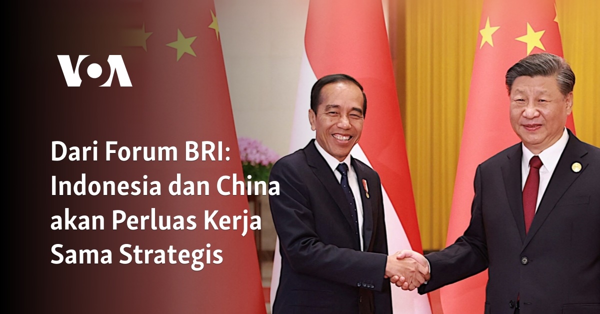 Dari Forum BRI: Indonesia Dan China Akan Perluas Kerja Sama Strategis