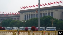 中国人大政协两会在北京人民大会堂举行。