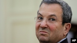 Israeli Defense Minister Ehud Barak (January 2012 file photo)