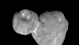 FILE - This Tuesday, Jan. 1, 2019 image made available by NASA shows the Kuiper belt object originally called 