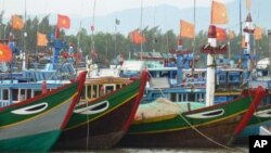 Tàu đánh cá của ngư dân Việt Nam ở tỉnh Quảng Ngãi.