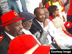 Nelson Chamisa and MDC-T supporters in the United Kingdom