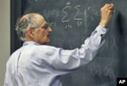 Thomas Sargent, 68, a professor at New York University who won the Nobel economics prize, teaches a class on October 10, 2011.