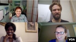 Teleconference with Necole Durham, Nicholas Rhea, and Mary Mikulski