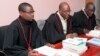 Nesta imagem de arquivo, advogados angolanos,no Tribunal Provincial do Huambo. 