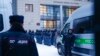 12 Şubat 2021 - Rus muhalif siyasetçi Alexei Navalny'nin Moskova'daki duruşmasının yapıldığı mahkeme binası önünde sıkı güvenlik önlemleri alındı