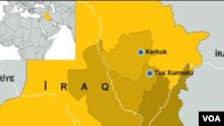 Iraq kirkuk Map