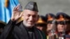 Odlazeći avganistanski predsednik Hamid Karzai za vreme inauguracije u Kabulu 19. novembra 2009, na početku drugog mandata.