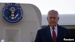 렉스 틸러슨 미국 국무장관이 지난해 10월 파키스탄 이슬라마바드를 방문했다. 