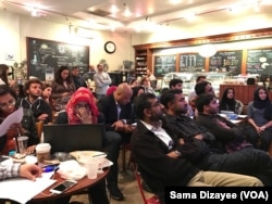 The Muslim Public Affairs Council hosted a debate-watch party, where most of the attendees are Muslim-Americans, in Arlington, Virginia, Sept. 26, 2016.