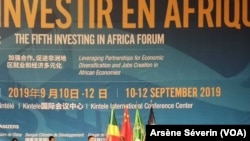 Des discussions sur le financement du développement en Afrique se déroulent à Brazzaville, le 10 septembre 2019. (VOA/Arsène Séverin)