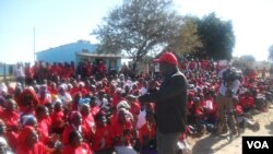 Former Prime Minister Morgan Tsvangirai captured in Hwedza, Mashonaland East Province. (File Photo)