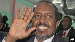 Somalia's new president Hassan Sheikh Mohamud Sept. 10, 2012