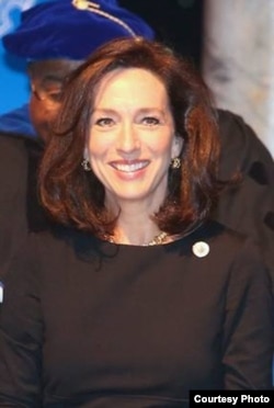 Teresa Tomlinson, head of the board of directors for Sweet Briar College in Virginia.
