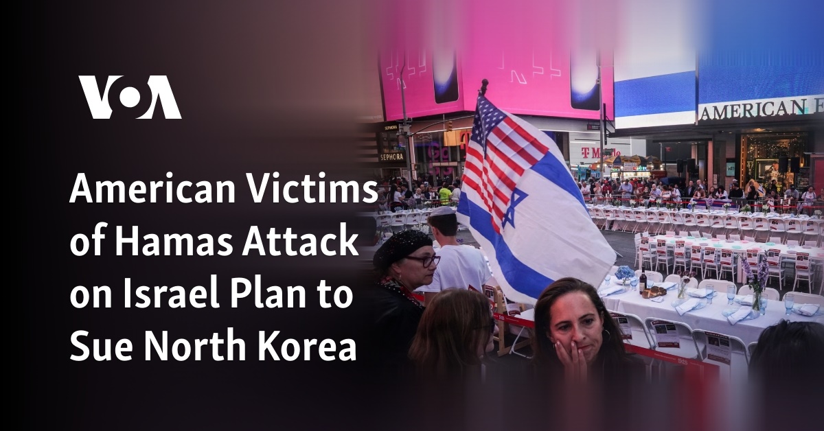 American Victims of Hamas Attack on Israel Plan to Sue North Korea