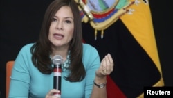 Embajadora de Ecuador en Estados Unidos, Nathalie Cely.