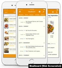 Mealboard app