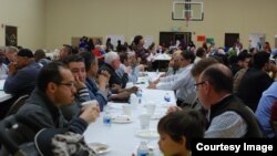 Iftar event at the Islamic Society of Greater Chattanooga Mosque, TN before the COVID-19 pandemic (photo: courtesy).
