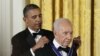Presiden Obama Anugerahkan Medali Tertinggi bagi Presiden Israel