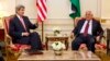 پیرس: امریکی وزیرِ خارجہ کی عرب رہنماؤں سے ملاقاتیں