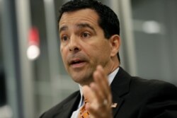 Director of the National Counterintelligence and Security Center William Evanina speaks during the Reuters Cybersecurity Summit in Washington, U.S., October 31, 2017.