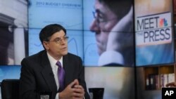 Jack Lew, dužnosnik Bijele kuće odgovoran za državni proračun, govori za mrežu NBC
