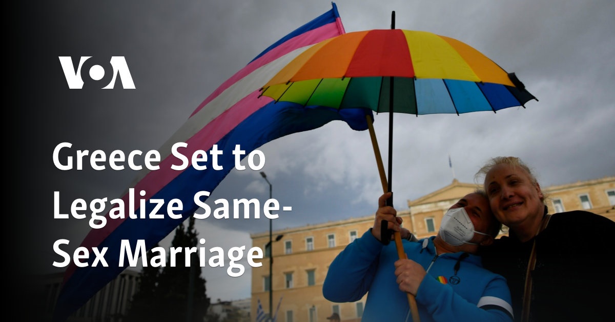 Greece Legalizes Same Sex Civil Marriage