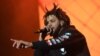 Le rappeur J.Cole se produit sur scène lors du Meadows Music & Arts Festival le 1 octobre 2016 à New York.