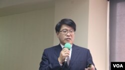 台湾民意基金会董事长游盈隆 （美国之音 杨明）