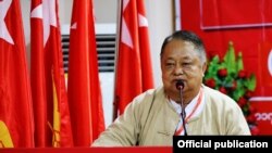 အမျိုးသားဒီမိုကရေစီအဖွဲချုပ် (NLD) နာယက ဦးဝင်းထိန်