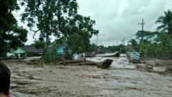 Banjir ketika melanda kabupaten Banyuwangi, Jawa Timur (foto dok. BNPB). BMKG Juanda memprediksi puncak musim penghujan di Jawa Timur masih akan berlangsung hingga Februari 2025