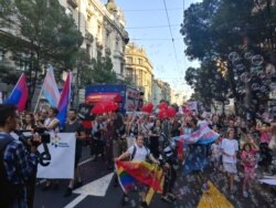 Arhiva - Beogradski prajd, 15. septembra 2019. (Foto: Veljko Popović, VoA)