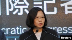 Tổng thống mới đắc cử của Đài Loan Thái Anh Văn kêu gọi các bên duy trì tự do hàng hải ở biển Đông.