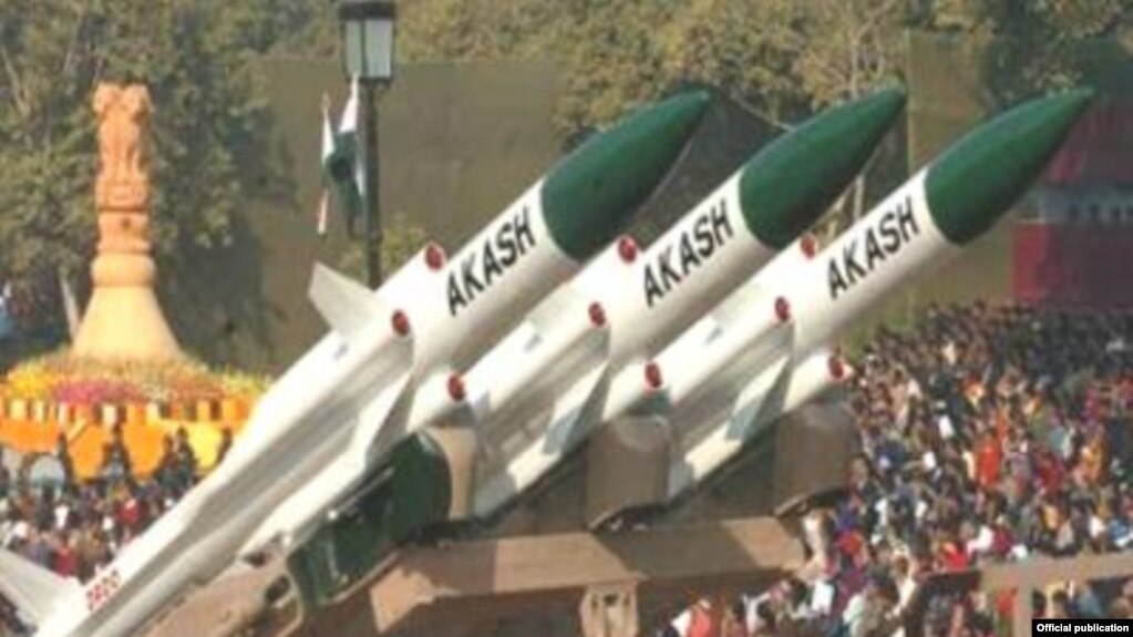 Tên lửa phòng không tầm trung Akash của Ấn Độ